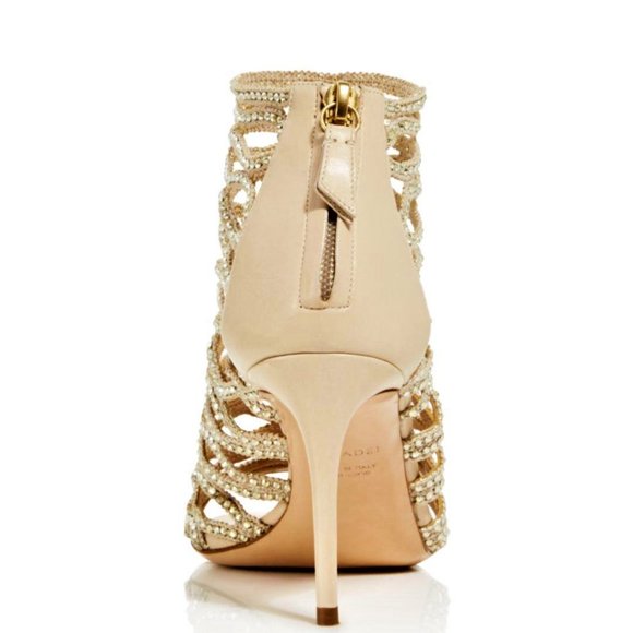 CASADEI Skin Duse Swarovski Crystal Cage Sandals - Picture 4 of 4
